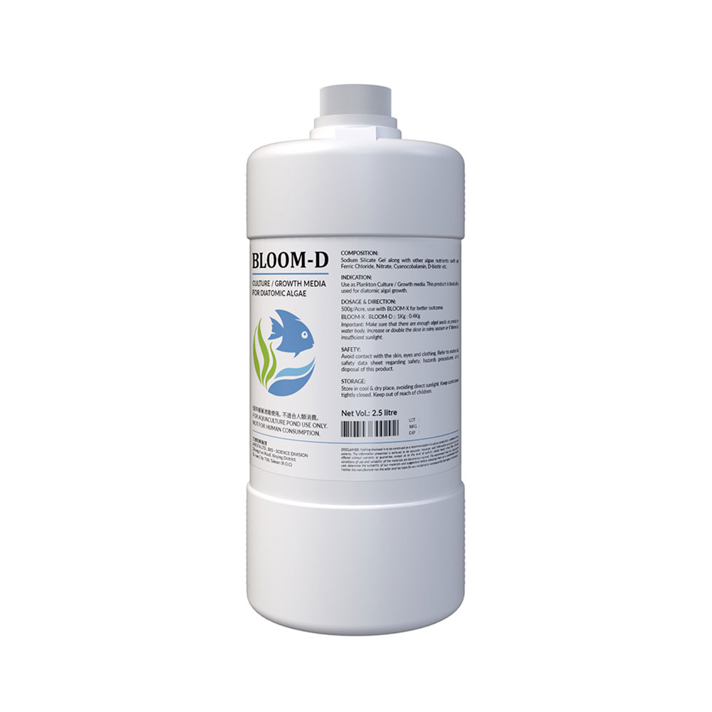 Bloom-D (Sodium Silicate Gel with other algae nutrients)